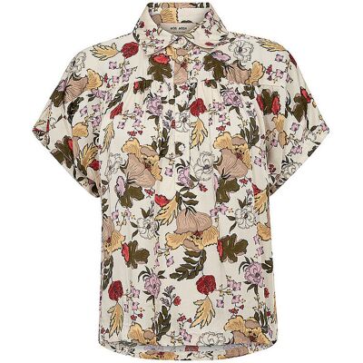 MOS MOSH Bluse MMWINIEFLOWWI creme XL W MOS MOSH Bluse MMWINIEFLOWWI creme XL W