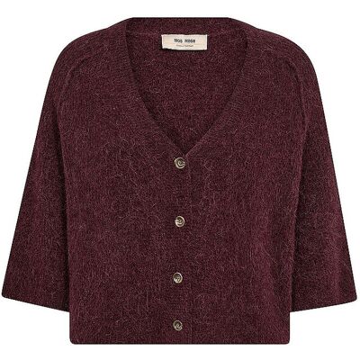 MOS MOSH Cardigan MMTHORA dunkelrot S W MOS MOSH Cardigan MMTHORA dunkelrot S W