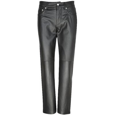 OFFICINE GENERALE Lederhose NAOMI schwarz XS W OFFICINE GENERALE Lederhose NAOMI schwarz XS W