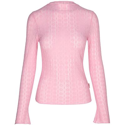 OH APRIL Langarmshirt ZAHARA LACE rosa XS W OH APRIL Langarmshirt ZAHARA LACE rosa XS W