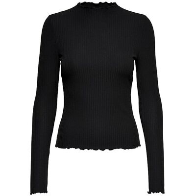ONLY Langarmshirt ONLEMMA schwarz L W ONLY Langarmshirt ONLEMMA schwarz L W