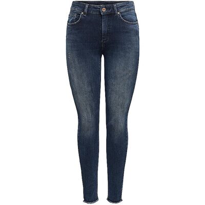 ONLY Jeans Skinny Fit 7/8 ONLBLUSH blau M/L30 W ONLY Jeans Skinny Fit 7/8 ONLBLUSH blau M/L30 W