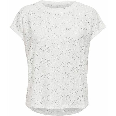 ONLY T-Shirt ONLSMILLA creme M W ONLY T-Shirt ONLSMILLA creme M W