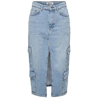 ONLY Jeansrock ONLPOSEY hellblau L W ONLY Jeansrock ONLPOSEY hellblau L W