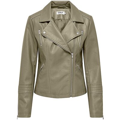 ONLY Jacke in Lederoptik ONLGEMMA olive 40 W ONLY Jacke in Lederoptik ONLGEMMA olive 40 W