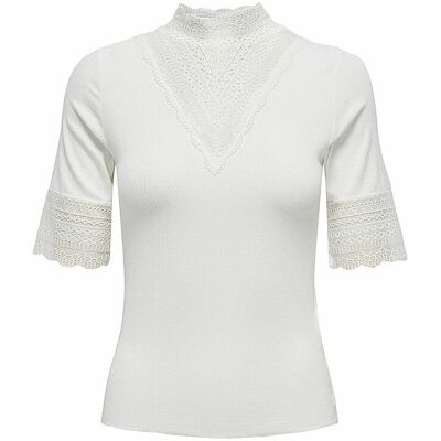 ONLY T-Shirt ONLTILDE creme S W ONLY T-Shirt ONLTILDE creme S W