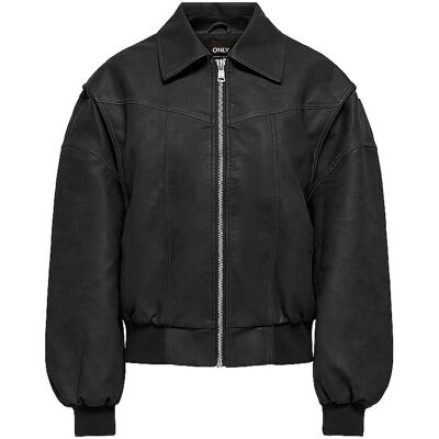 ONLY Jacke in Lederoptik ONLSABA schwarz M W ONLY Jacke in Lederoptik ONLSABA schwarz M W