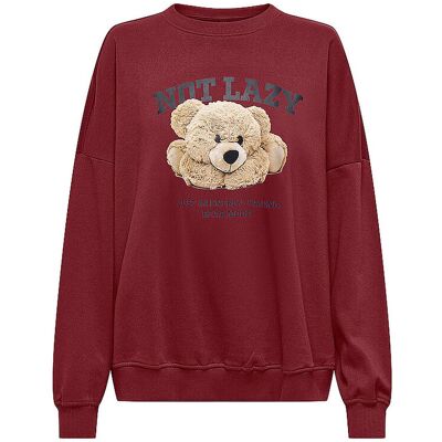 ONLY Sweater ONLBILA dunkelrot S W ONLY Sweater ONLBILA dunkelrot S W