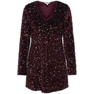 ONLY Cocktailkleid ONLANIKA beere XS W ONLY Cocktailkleid ONLANIKA beere XS W