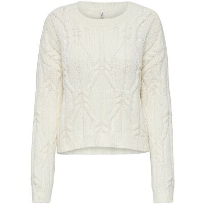 ONLY Pullover ONLLEMINA creme M W ONLY Pullover ONLLEMINA creme M W