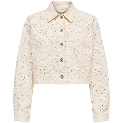 ONLY Jeansjacke ONLELSA creme L W ONLY Jeansjacke ONLELSA creme L W