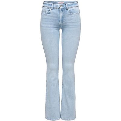 ONLY Jeans Flared Fit ONLBLUSH hellblau XS/L34 W ONLY Jeans Flared Fit ONLBLUSH hellblau XS/L34 W