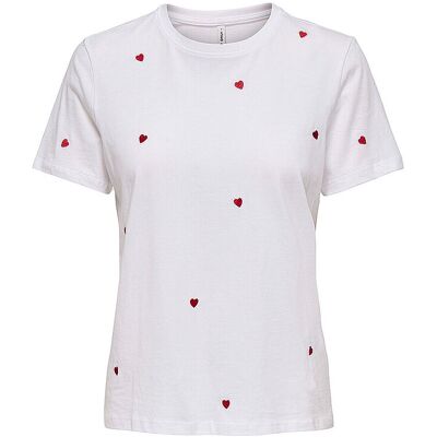 ONLY T-Shirt ONLKETTY weiss XS W ONLY T-Shirt ONLKETTY weiss XS W