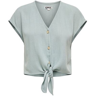 ONLY Bluse ONLSIESTA hellgrau M W ONLY Bluse ONLSIESTA hellgrau M W