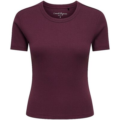 ONLY T-Shirt ONLVAL beere XS W ONLY T-Shirt ONLVAL beere XS W