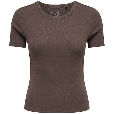 ONLY T-Shirt ONLVAL braun L W ONLY T-Shirt ONLVAL braun L W