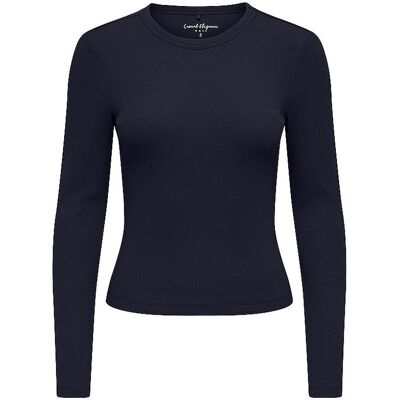 ONLY Langarmshirt ONLVAL dunkelblau M W ONLY Langarmshirt ONLVAL dunkelblau M W