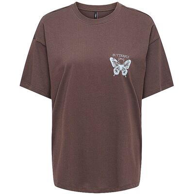 ONLY T-Shirt ONLVIVVI braun M W ONLY T-Shirt ONLVIVVI braun M W