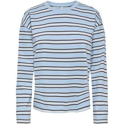 ONLY Langarmshirt ONLNEW hellblau XS W ONLY Langarmshirt ONLNEW hellblau XS W