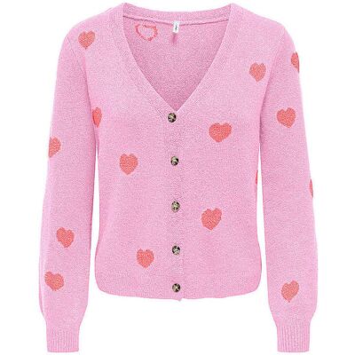ONLY Cardigan ONLRICA rosa XL W ONLY Cardigan ONLRICA rosa XL W