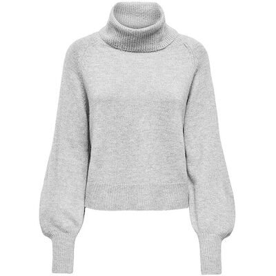 ONLY Rollkragenpullover ONLOLIVIA hellgrau XL W ONLY Rollkragenpullover ONLOLIVIA hellgrau XL W
