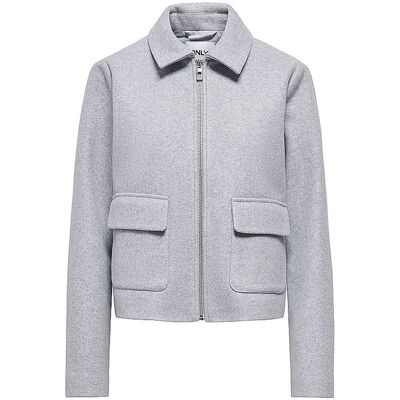 ONLY Jacke ONLVELA hellgrau XL W ONLY Jacke ONLVELA hellgrau XL W