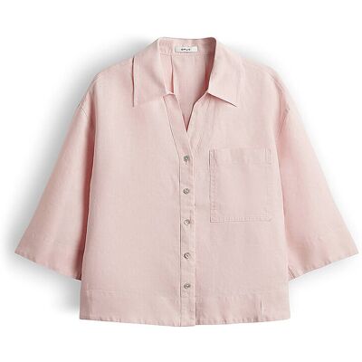 OPUS Hemdbluse FLIPPA rosa 44 W OPUS Hemdbluse FLIPPA rosa 44 W