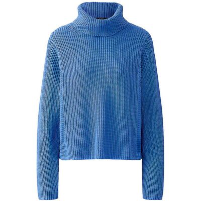OUÍ Rollkragenpullover blau 40 W OUÍ Rollkragenpullover blau 40 W