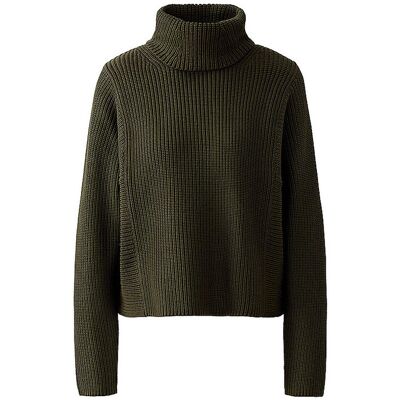 OUÍ Rollkragenpullover olive 38 W OUÍ Rollkragenpullover olive 38 W
