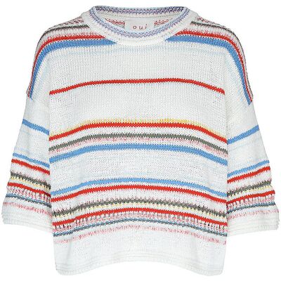 OUÍ Pullover weiss 42 W OUÍ Pullover weiss 42 W