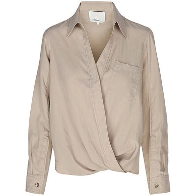 PHILLIP LIM Wickelbluse beige 40 W PHILLIP LIM Wickelbluse beige 40 W