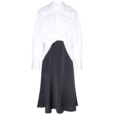 PHILLIP LIM Midikleid weiss S W PHILLIP LIM Midikleid weiss S W