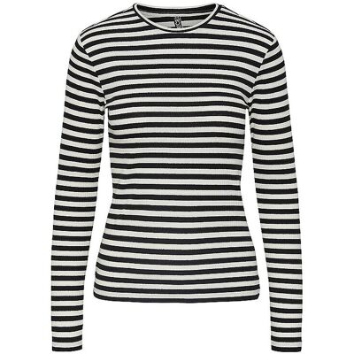 PIECES Langarmshirt PCRUKA schwarz M W PIECES Langarmshirt PCRUKA schwarz M W