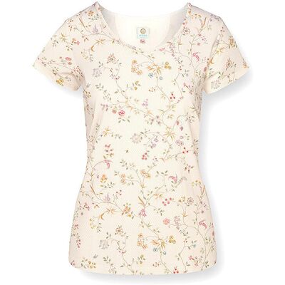 PIP STUDIO T-Shirt TILLY creme L W PIP STUDIO T-Shirt TILLY creme L W