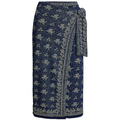 POLO RALPH LAUREN Wickelrock dunkelblau XS W POLO RALPH LAUREN Wickelrock dunkelblau XS W