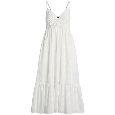 POLO RALPH LAUREN Midikleid weiss 42 W POLO RALPH LAUREN Midikleid weiss 42 W