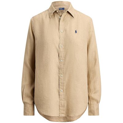 POLO RALPH LAUREN Leinenbluse beige M W POLO RALPH LAUREN Leinenbluse beige M W