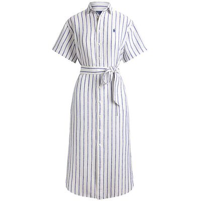 POLO RALPH LAUREN Midikleid weiss 36 W POLO RALPH LAUREN Midikleid weiss 36 W