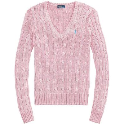 POLO RALPH LAUREN Pullover Slim Fit KIMBERLY rosa L W POLO RALPH LAUREN Pullover Slim Fit KIMBERLY rosa L W