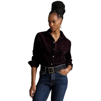 POLO RALPH LAUREN Bluse dunkelrot XS W POLO RALPH LAUREN Bluse dunkelrot XS W