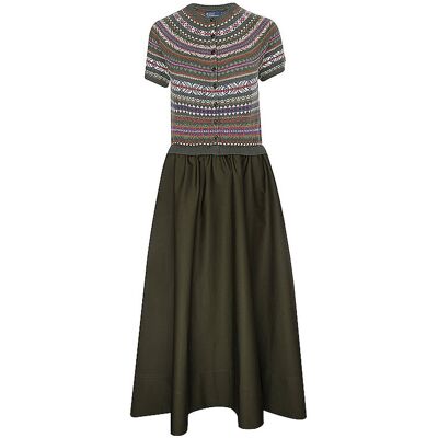 POLO RALPH LAUREN Maxikleid olive M W POLO RALPH LAUREN Maxikleid olive M W