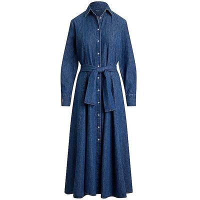 POLO RALPH LAUREN Maxikleid blau 36 W POLO RALPH LAUREN Maxikleid blau 36 W