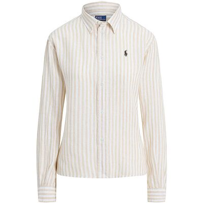 POLO RALPH LAUREN Leinenbluse beige XL W POLO RALPH LAUREN Leinenbluse beige XL W