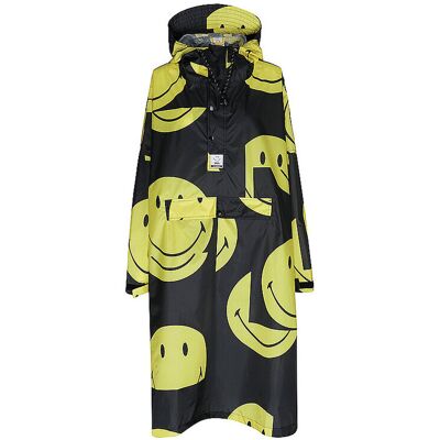 RAINKISS Regenjacke - Regenponcho ALL SMILES schwarz W RAINKISS Regenjacke - Regenponcho ALL SMILES schwarz W