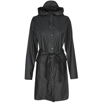 RAINS Regenjacke CURVE W JACKET schwarz S W RAINS Regenjacke CURVE W JACKET schwarz S W