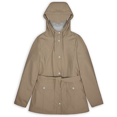 RAINS Regenjacke CURVE JACKET W3 beige S W RAINS Regenjacke CURVE JACKET W3 beige S W