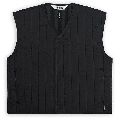 RAINS Gilet BANJA SHORT schwarz XL W RAINS Gilet BANJA SHORT schwarz XL W