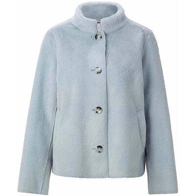 RICHROYAL Jacke in Felloptik hellblau 40 W RICHROYAL Jacke in Felloptik hellblau 40 W