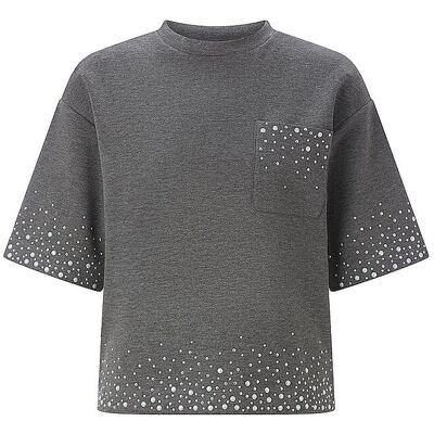 RICHROYAL T-Shirt grau XS W RICHROYAL T-Shirt grau XS W