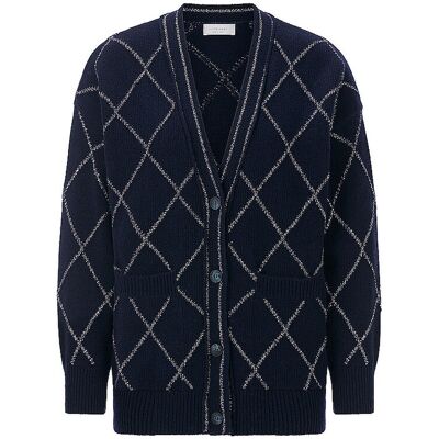 RICHROYAL Cardigan dunkelblau M W RICHROYAL Cardigan dunkelblau M W